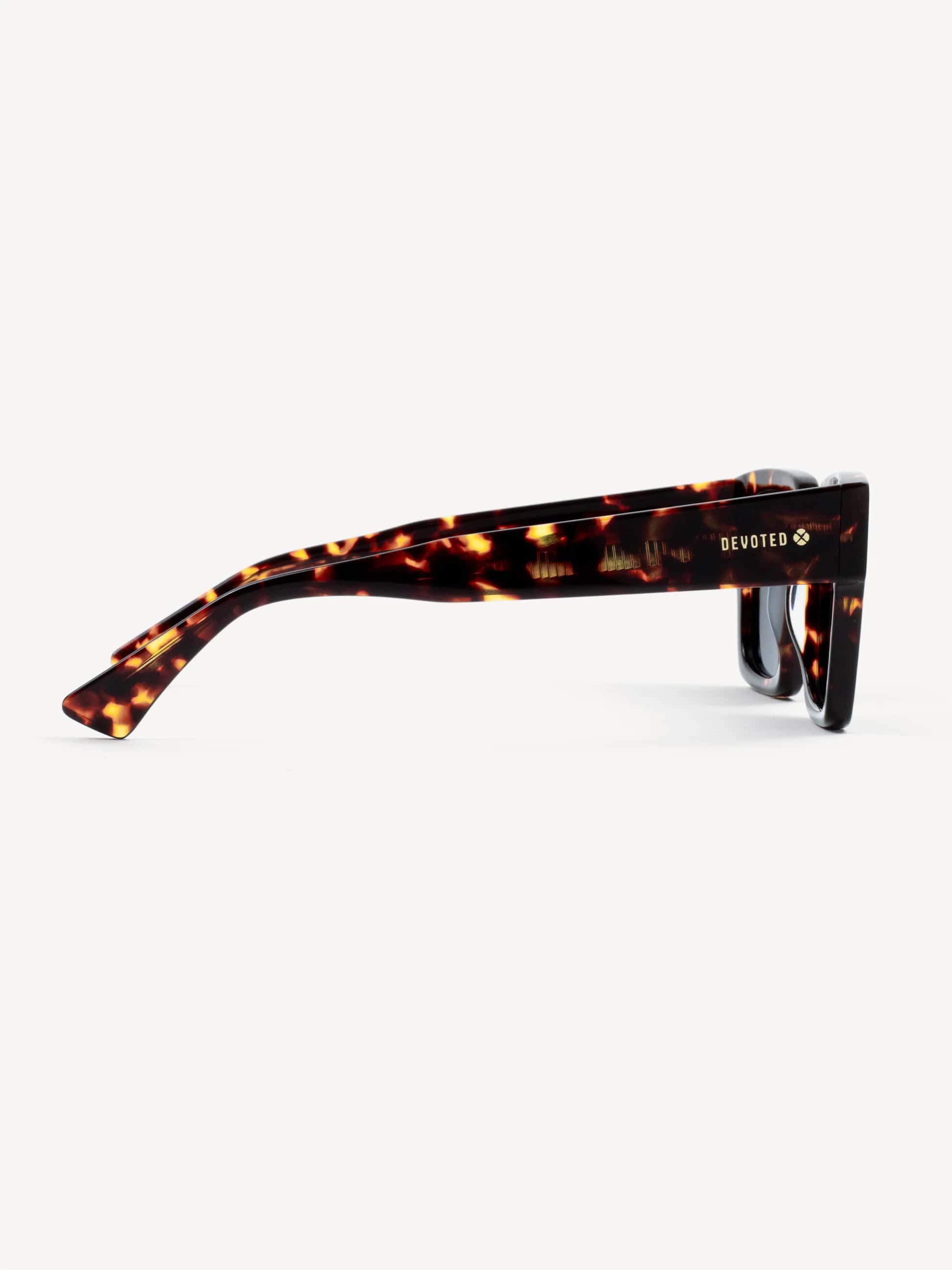 Devoted Baddy Polarized Unisex Sunglasses - Brown Leopard