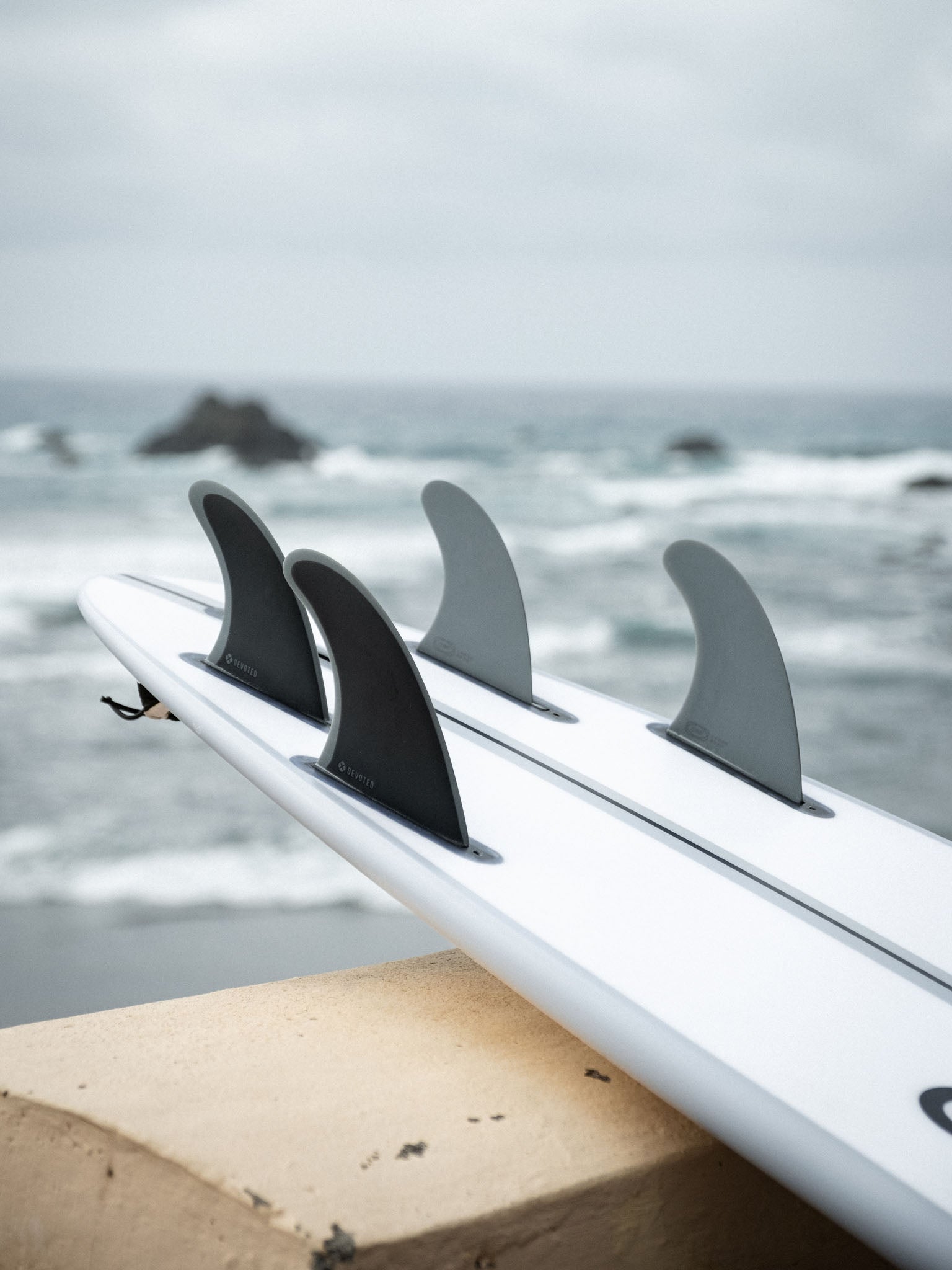 CSF Dual Tab Quad Fibreglass Fin Set