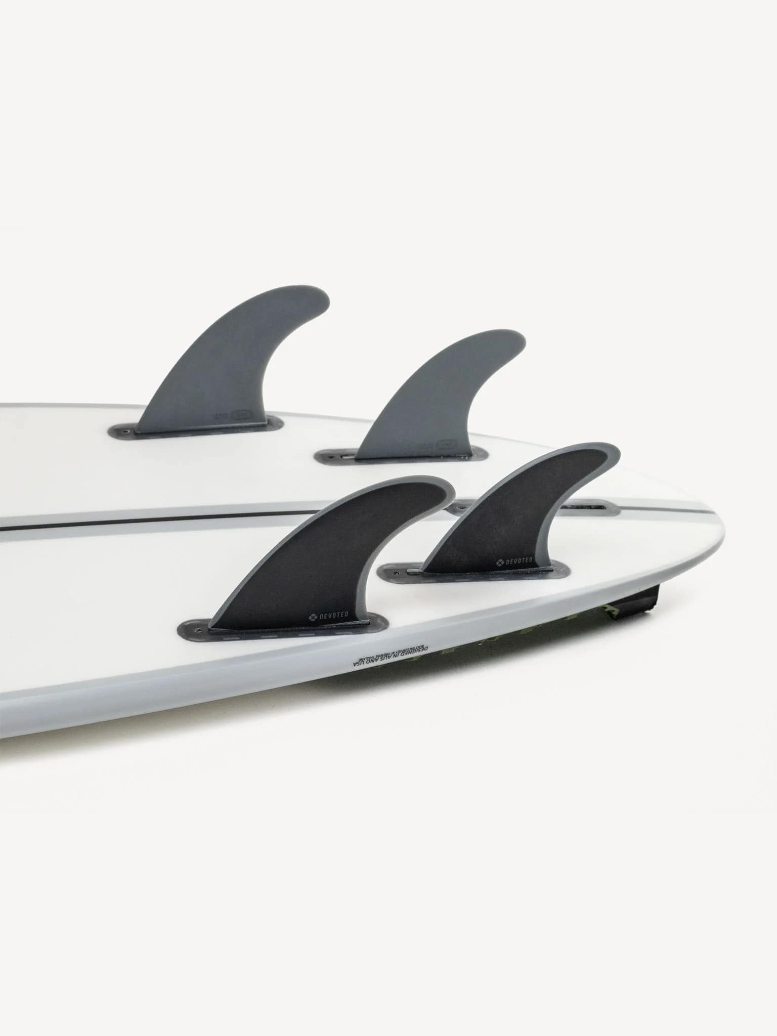 Devoted CSF Single Tab Quad Fibreglass Fin Set