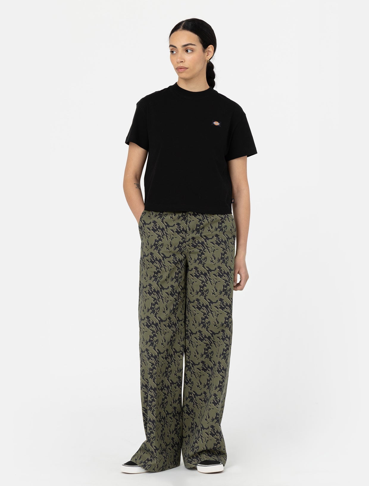 Dickies Oakport Boxy Kurzarm-T-Shirt für Damen