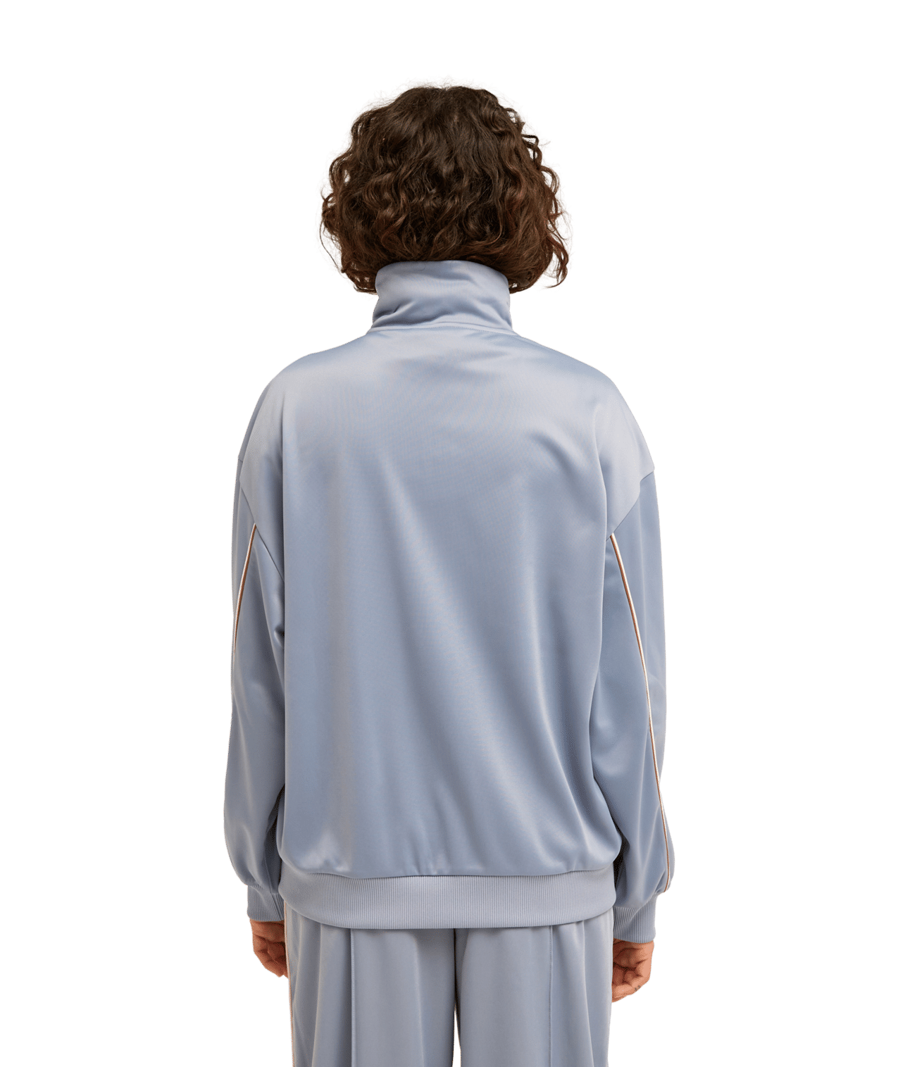 Beach Back Mock Neck Fleece Trui