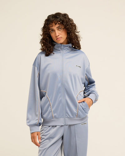 Beach Back Mock Neck Fleece Sweater