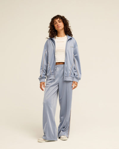 Beach Back Mock Neck Fleece Sweater