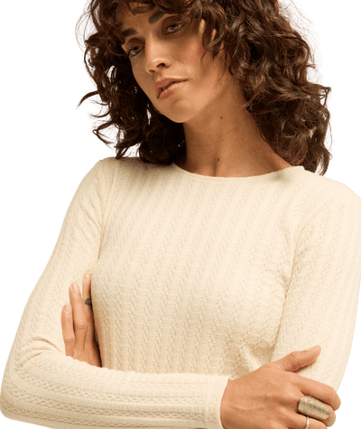 Way Out Knit Lange Mouwen T-shirt