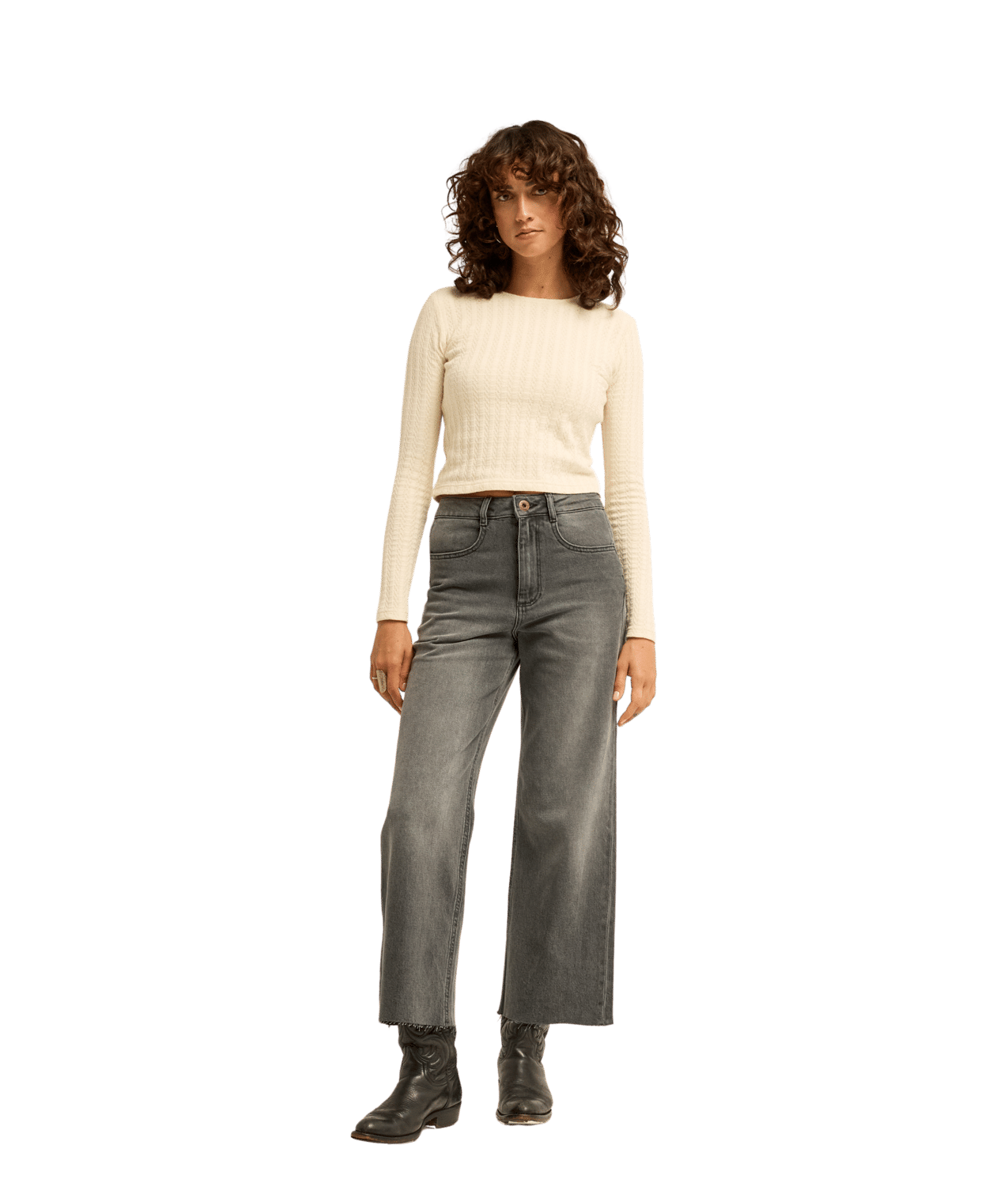 Way Out Knit Lange Mouwen T-shirt
