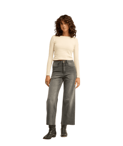 Way Out Knit Lange Mouwen T-shirt