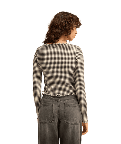 Way Out Checks Lange Mouwen T-shirt