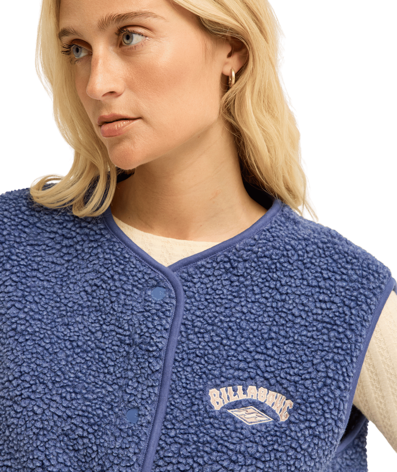 Be Happy Vest Half Zip Polar Fleece Trui