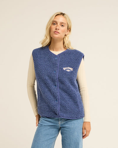 Be Happy Vest Half Zip Polar Fleece Trui