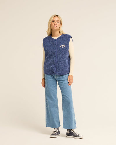 Be Happy Vest Half Zip Polar Fleece Trui