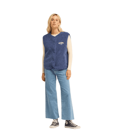 Be Happy Vest Half Zip Polar Fleece Trui