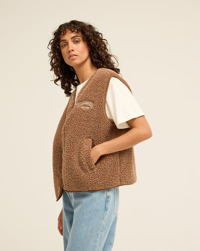 Be Happy Vest Half Zip Polar Fleece Trui