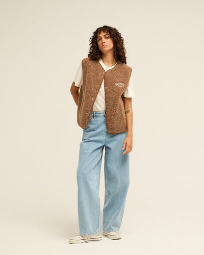 Be Happy Vest Half Zip Polar Fleece Trui