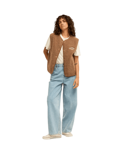 Be Happy Vest Half Zip Polar Fleece Trui