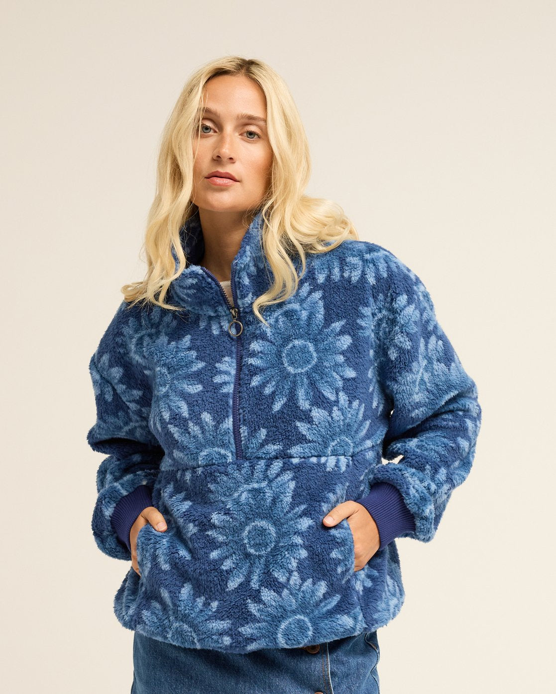 Time Off Half-Zip Polar-Fleece-Pullover