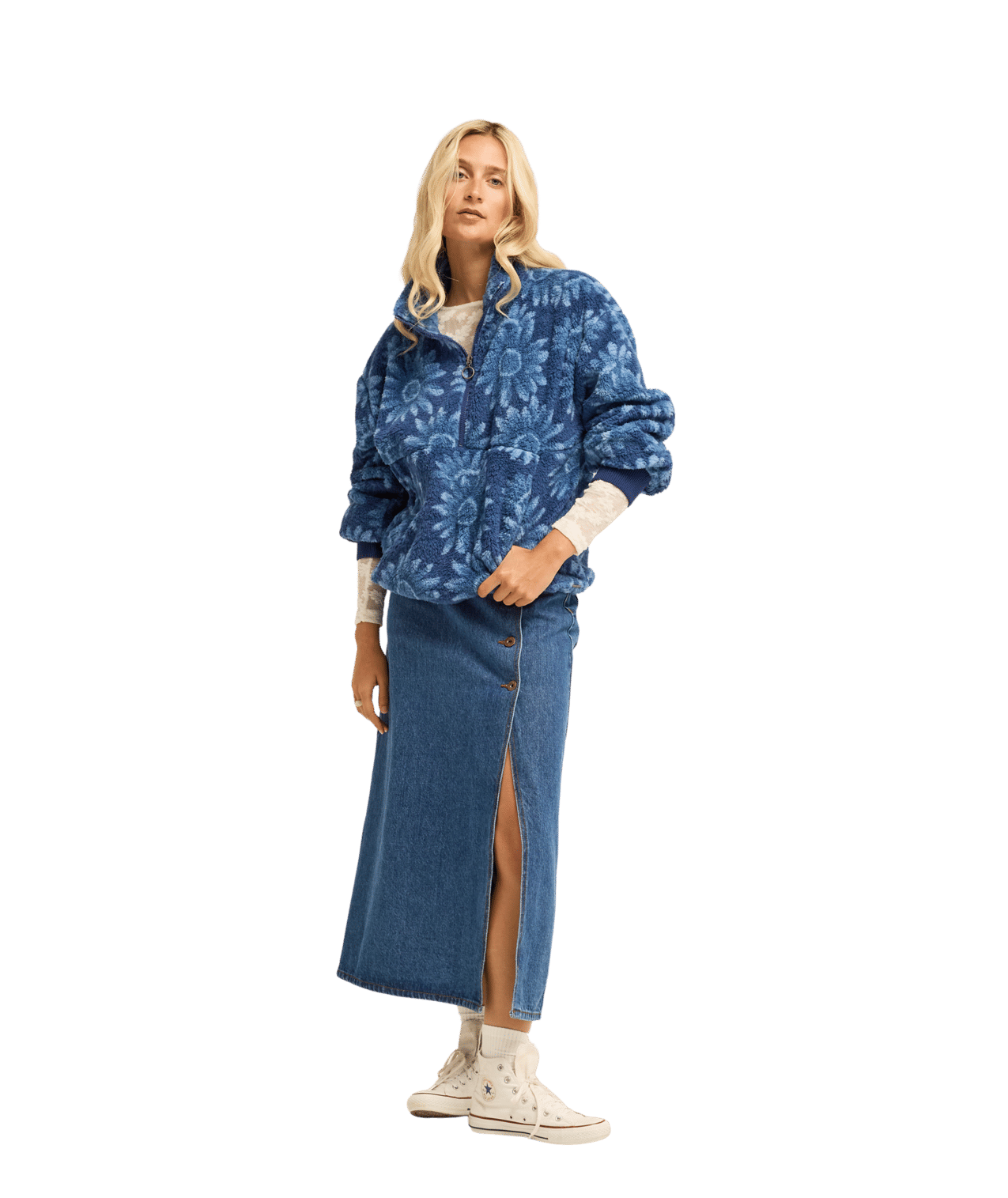 Time Off Half Zip Polar Fleece Trui