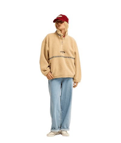 Stone Town Half Zip Polar Fleece Trui