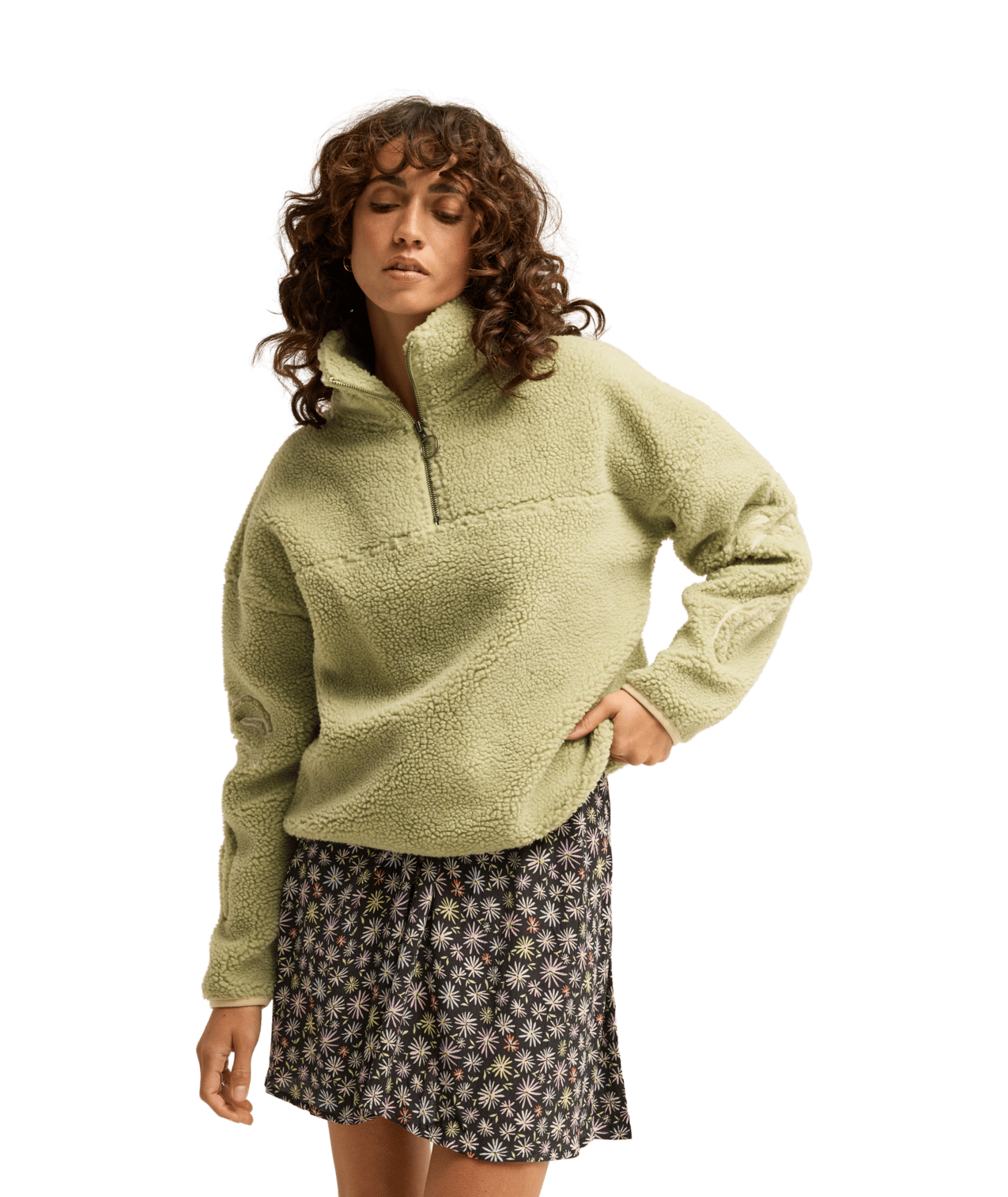 Sun Fun Half Zip Polar Fleece Trui