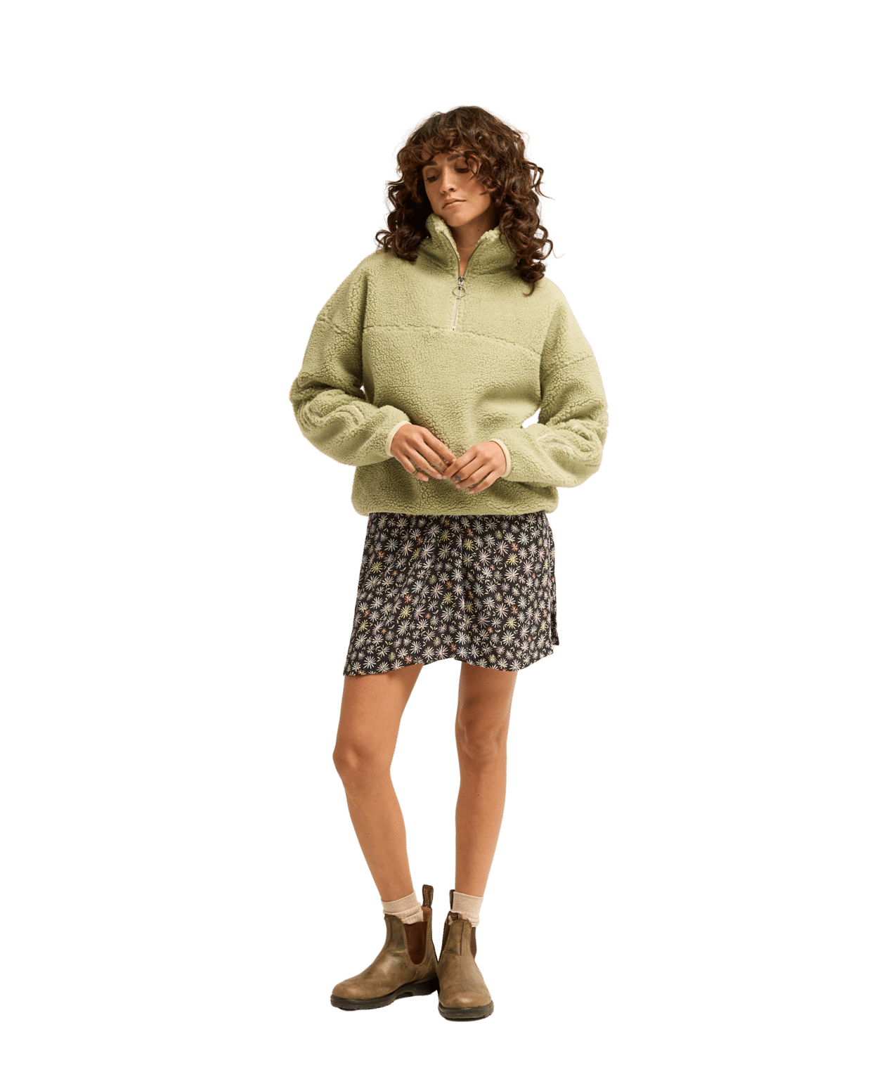 Sun Fun Half Zip Polar Fleece Trui