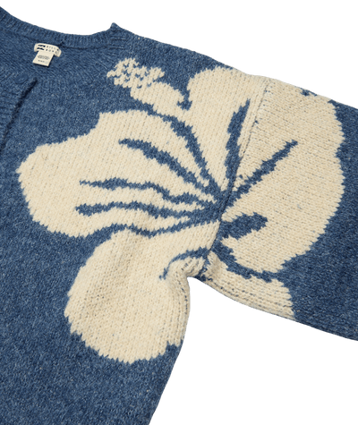 Bayside Hibiscus Crew Neck Trui
