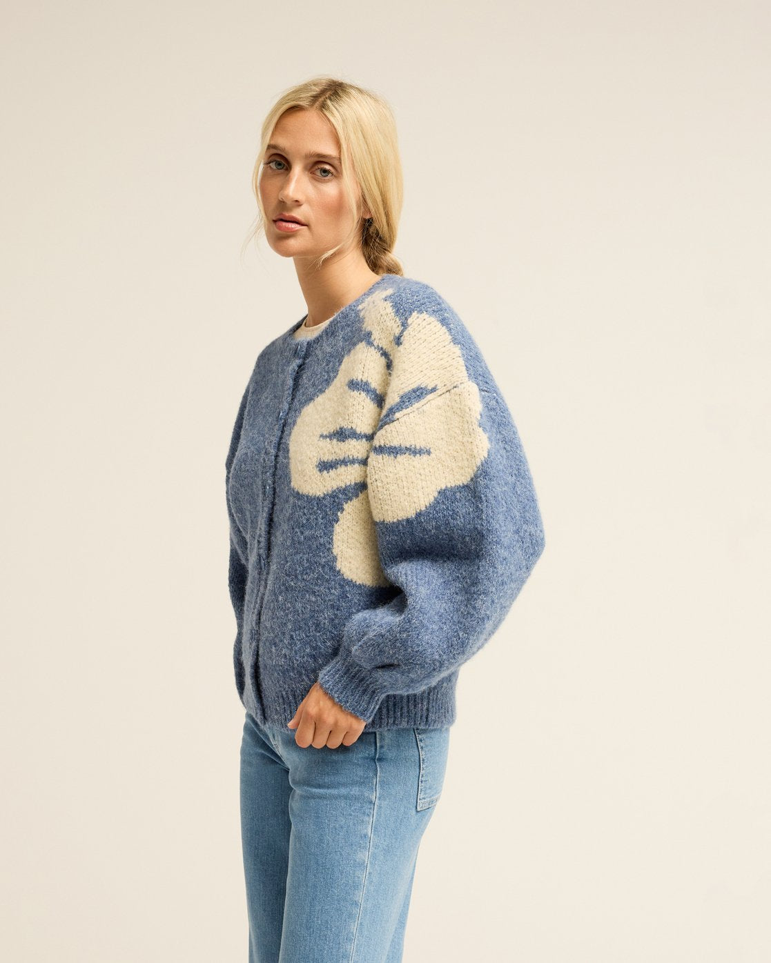 Bayside Hibiscus Crew Neck Trui