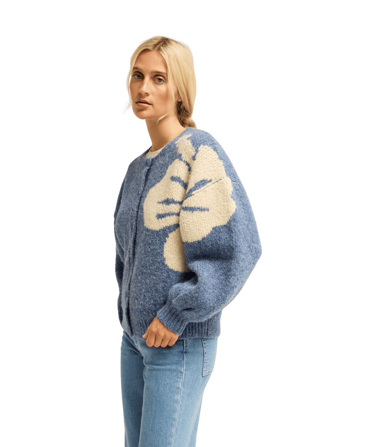 Bayside Hibiscus Crew Neck Trui