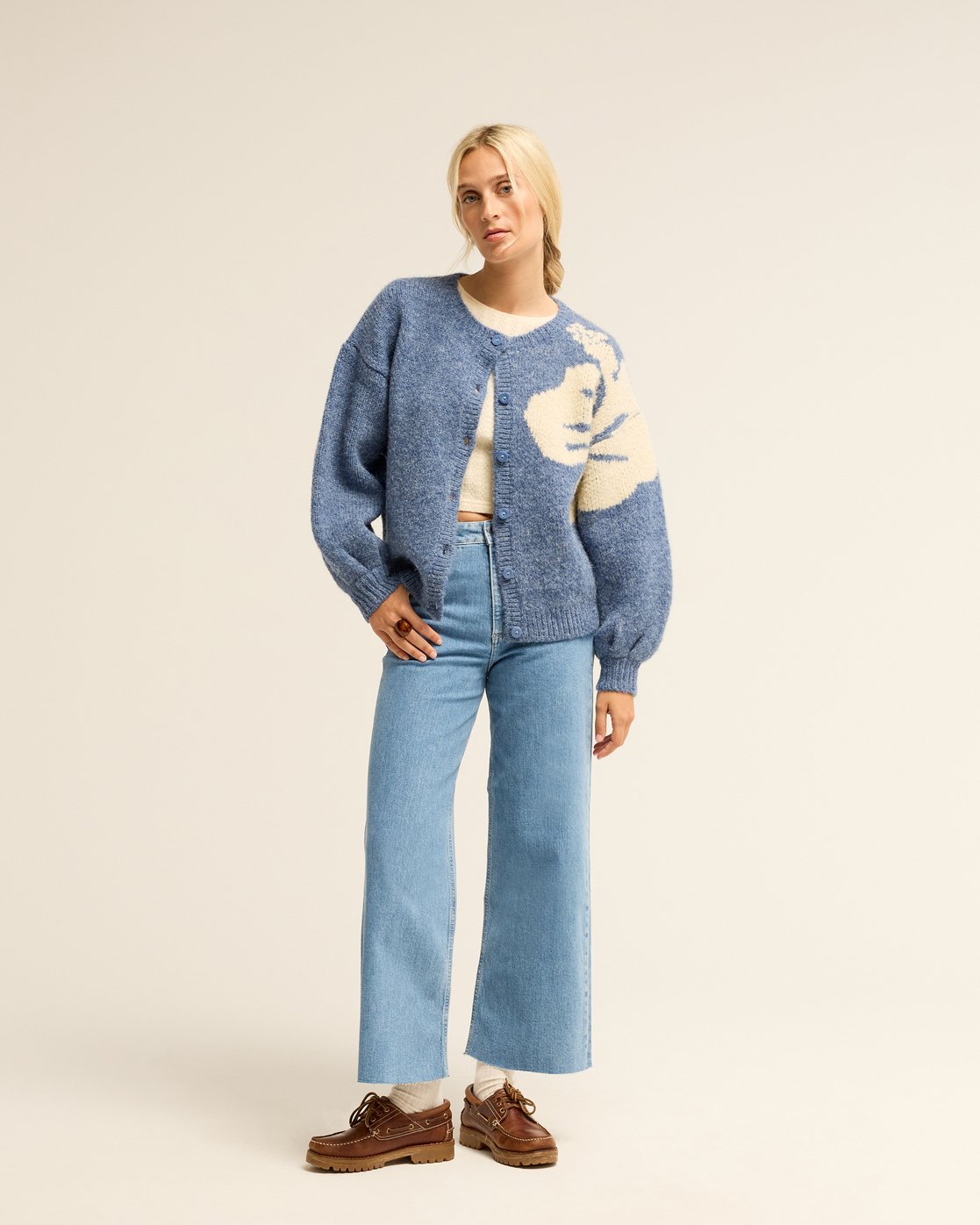 Bayside Hibiscus Crew Neck Trui