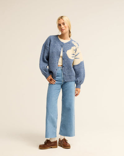 Bayside Hibiscus Crew Neck Trui