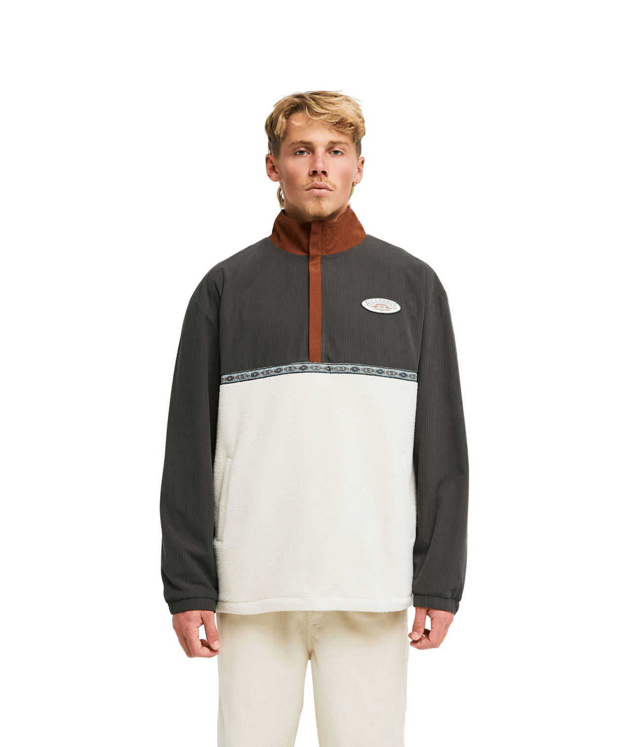Space Lobster Half Zip Polar Fleece Trui