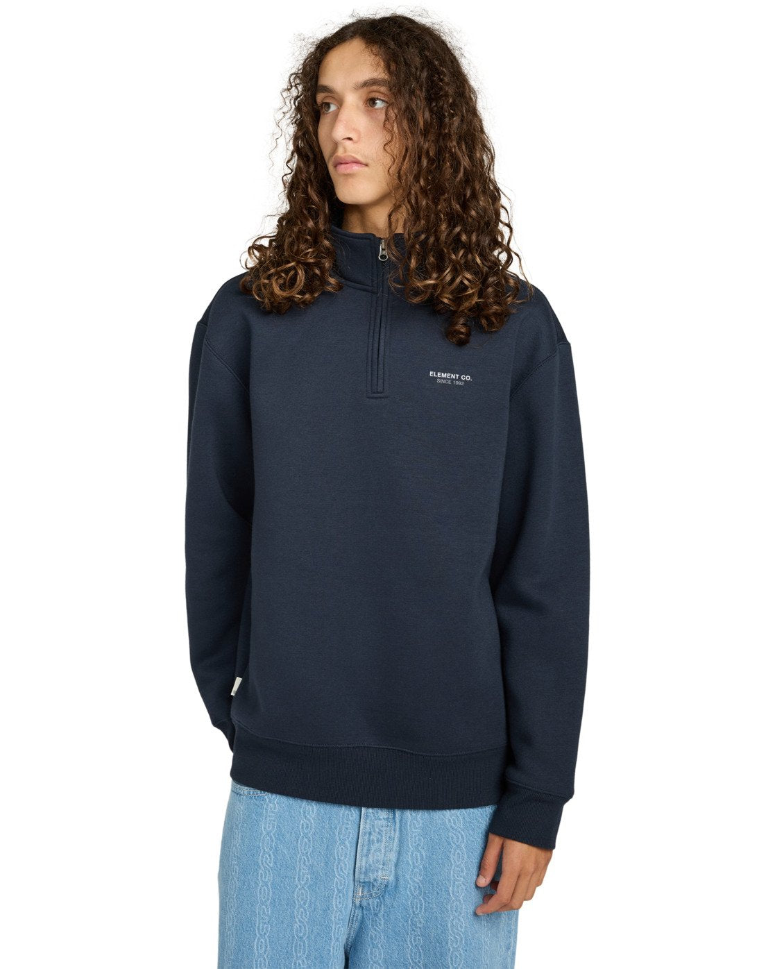 Element Co – Sweatshirt mit Viertelreißverschluss für Männer