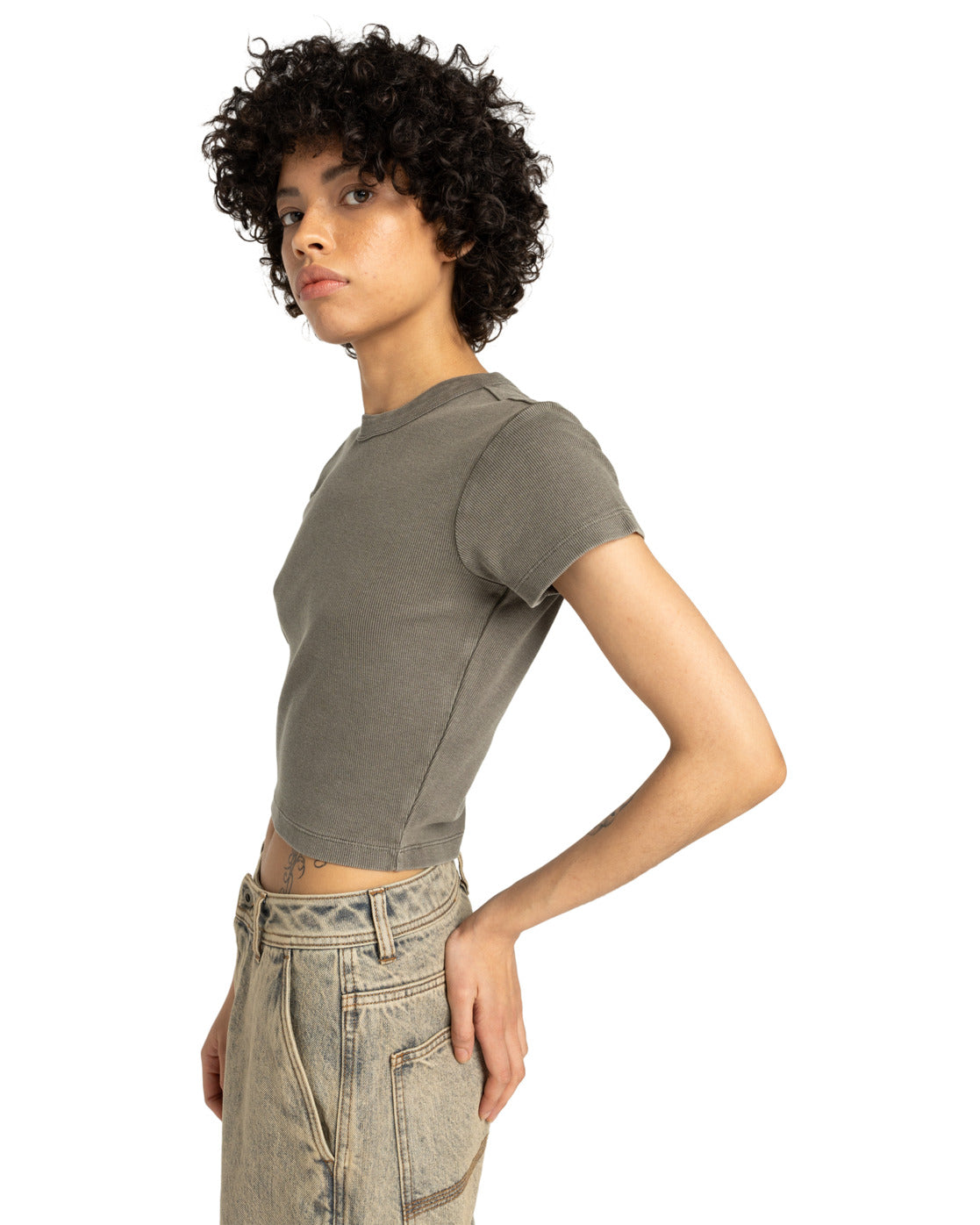Icon Crop W - T-shirt met korte mouwen voor dames