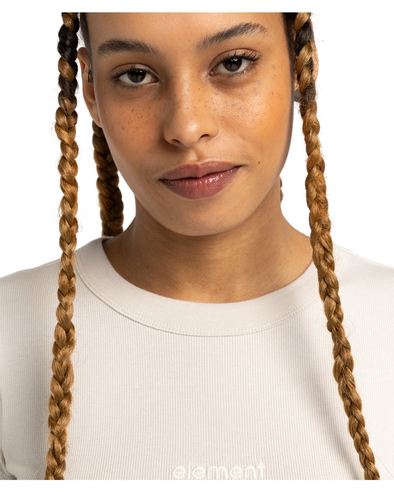 Element Lowcase Crop - Kurzarm-T-Shirt Für Damen