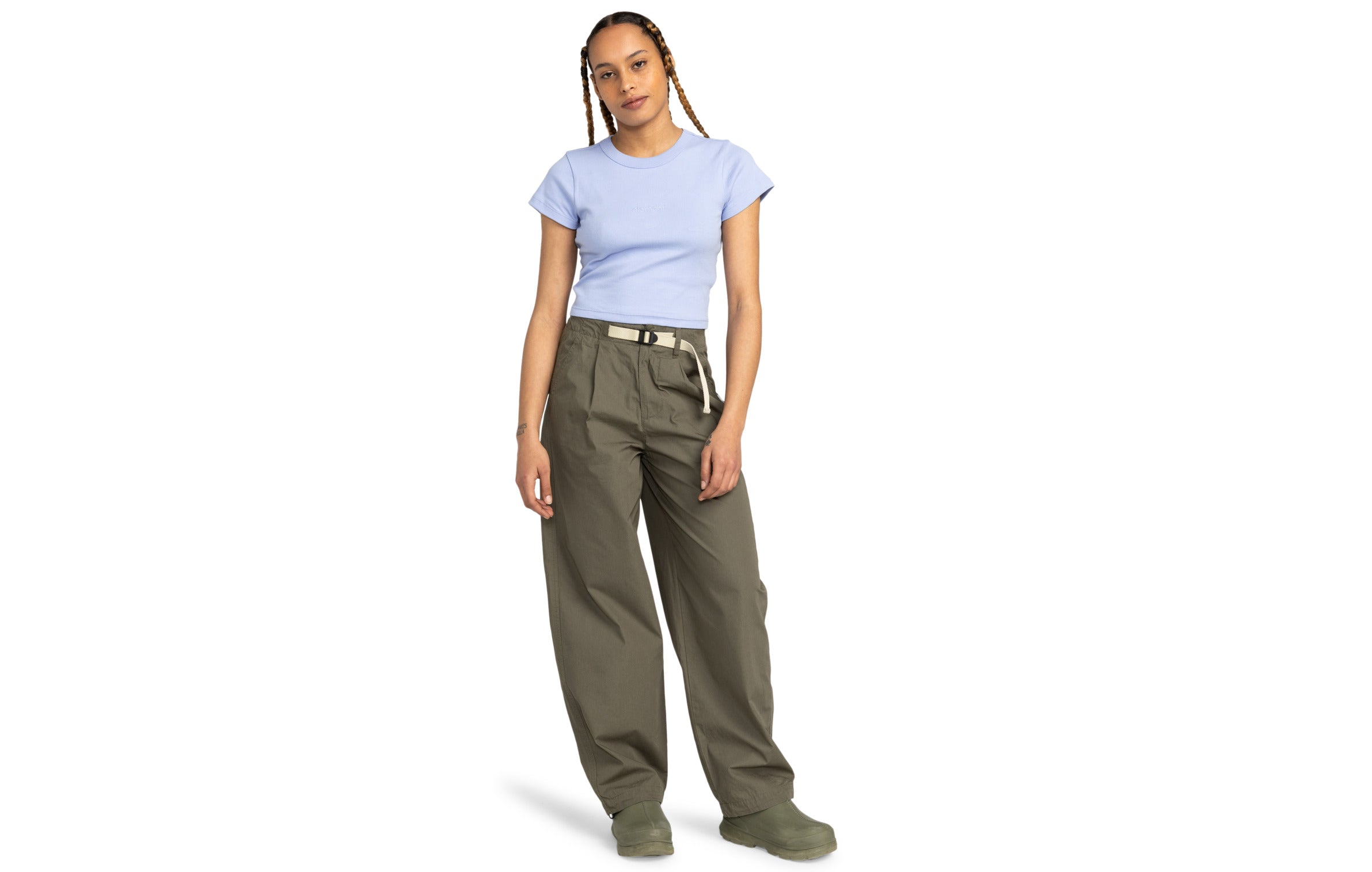 Lowcase Crop - Korte Mouwen T-Shirt Voor Dames