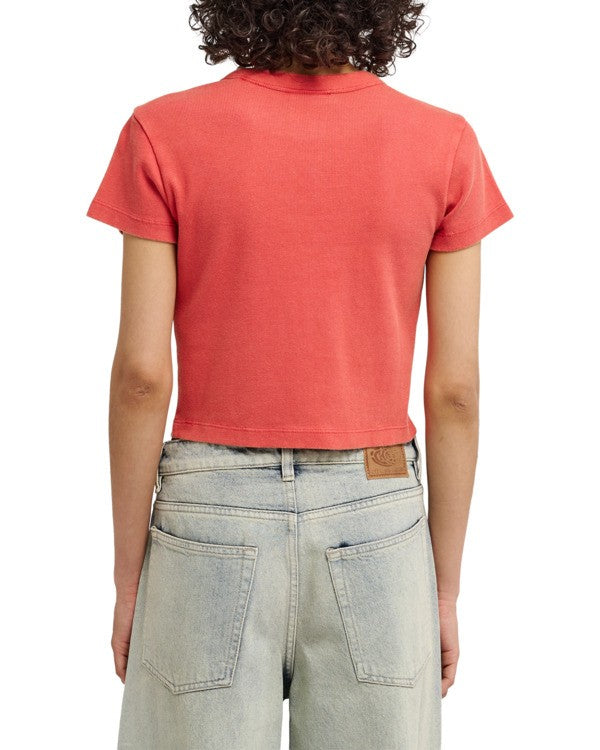 Lowcase Crop - Korte Mouwen T-Shirt Voor Dames