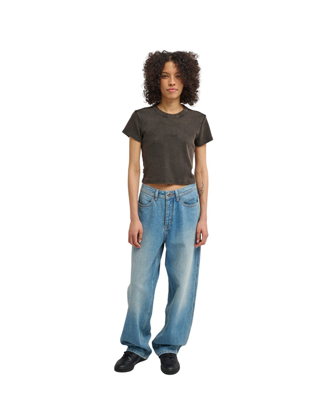 Element Lowcase Crop - Kurzarm-T-Shirt Für Damen