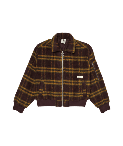 Fuzzy Bomber Bomber Jacket