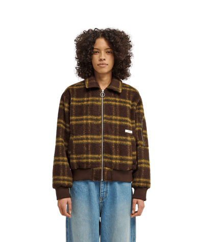 Fuzzy Bomber Bomber Jacket