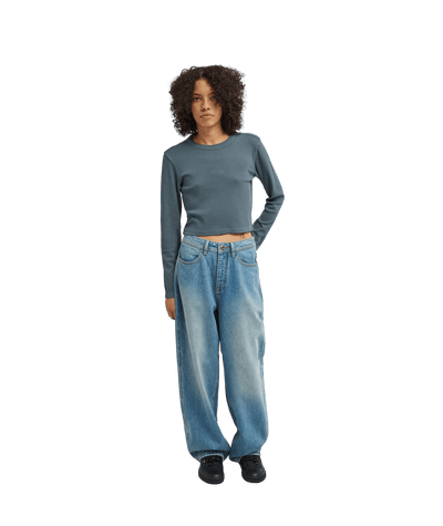 Lowcase Crop Lange Mouwen T-shirt