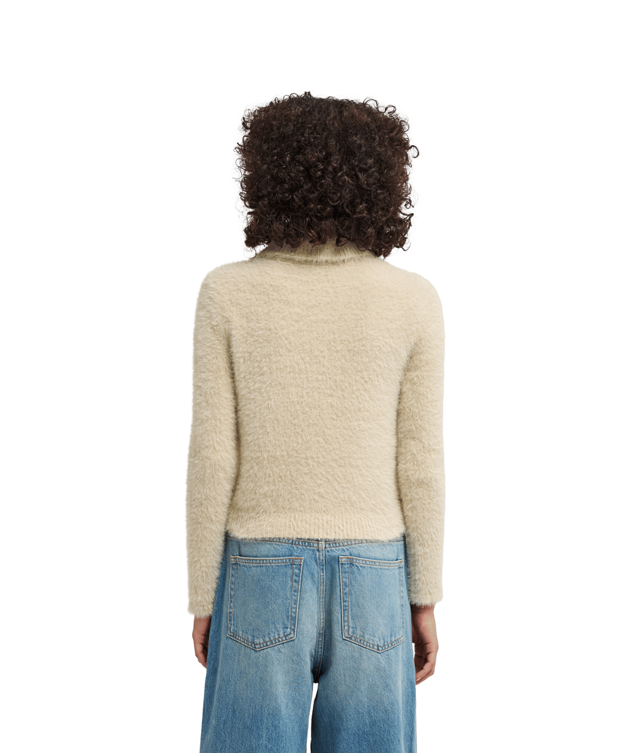 Hairy Polow Cardigan Trui