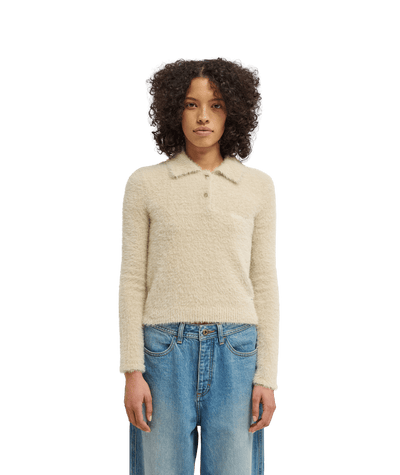Hairy Polow Cardigan Trui
