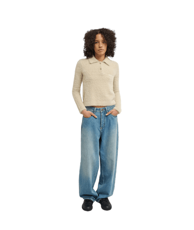 Hairy Polow Cardigan Trui