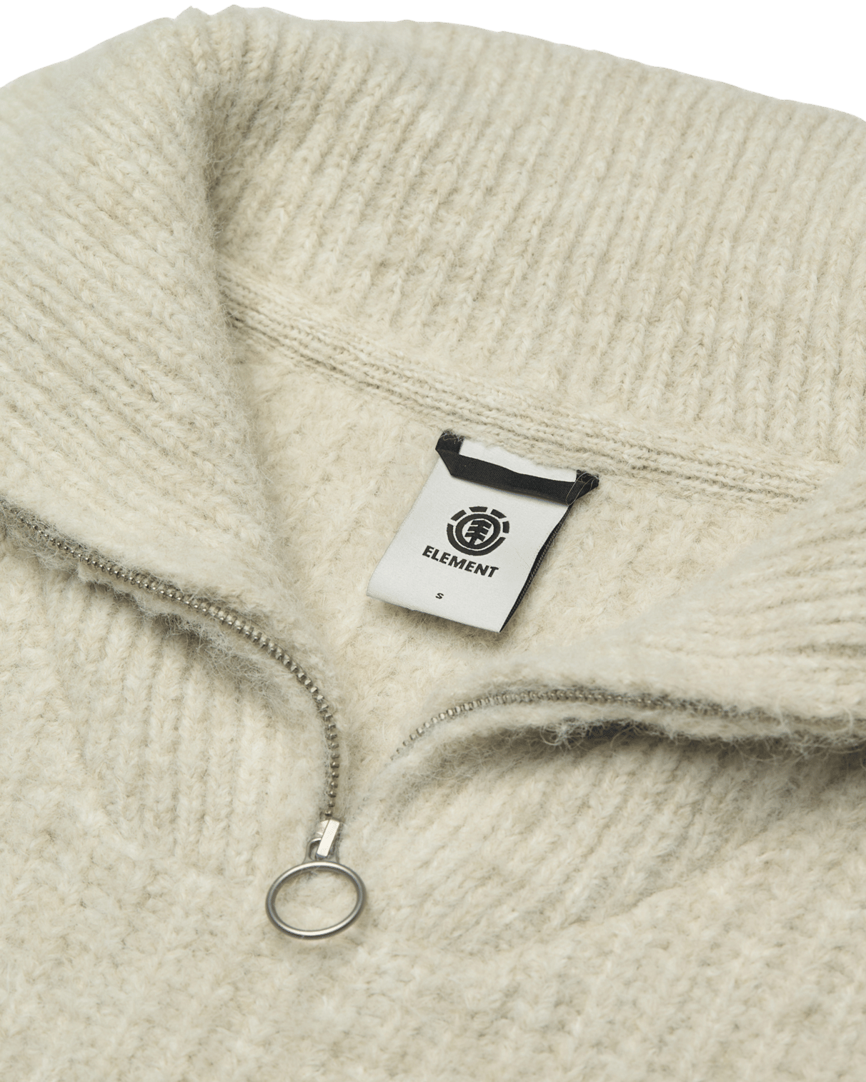 Highneck Quart Cardigan Trui