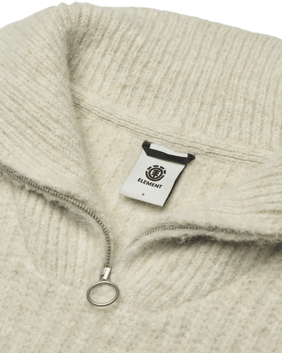 Highneck Quart Cardigan Trui