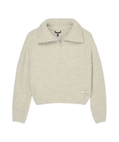 Highneck Quart Cardigan Trui