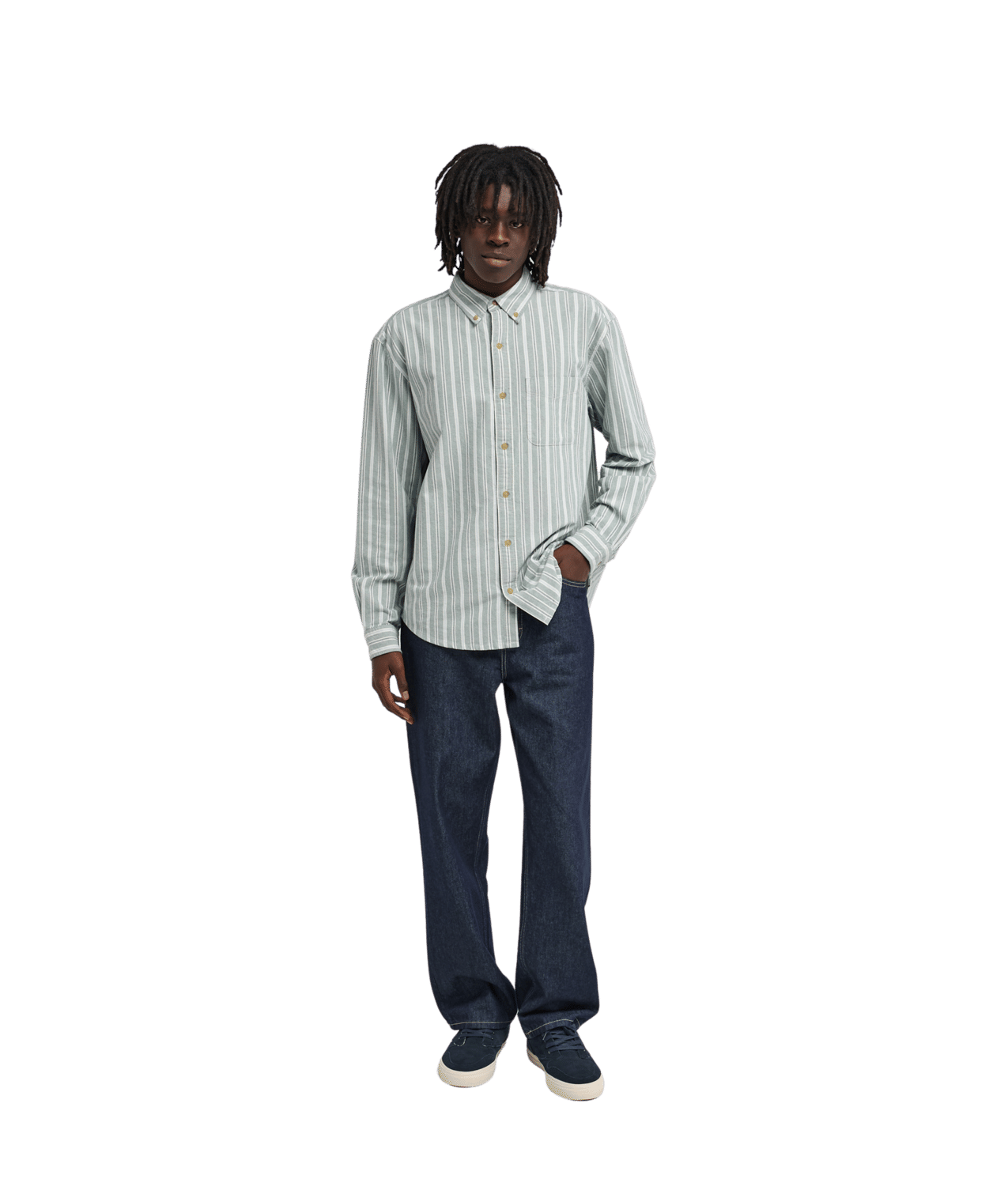 Button Down Reg Lange Mouwen Overhemd