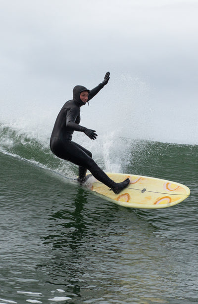 Epic 6/4mm Chest Zip Hooded Dames Wetsuit