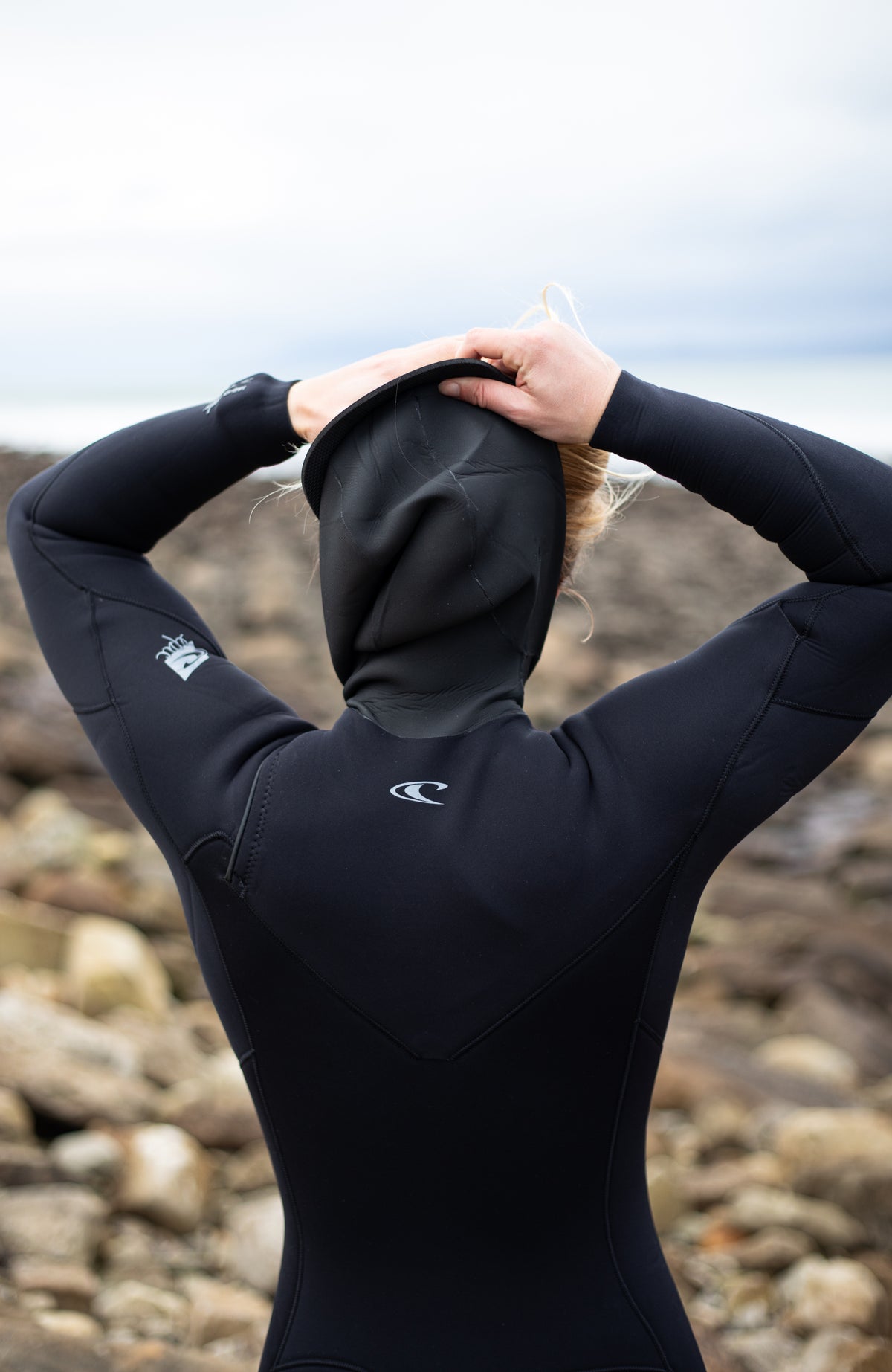 Epic 6/4mm Chest Zip Hooded Dames Wetsuit