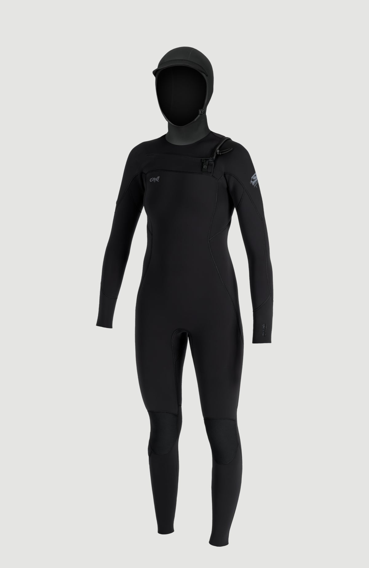 Epic 6/4mm Chest Zip Hooded Dames Wetsuit