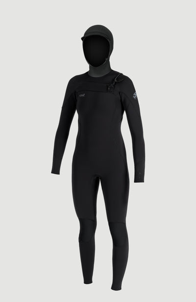 Epic 6/4mm Chest Zip Hooded Dames Wetsuit