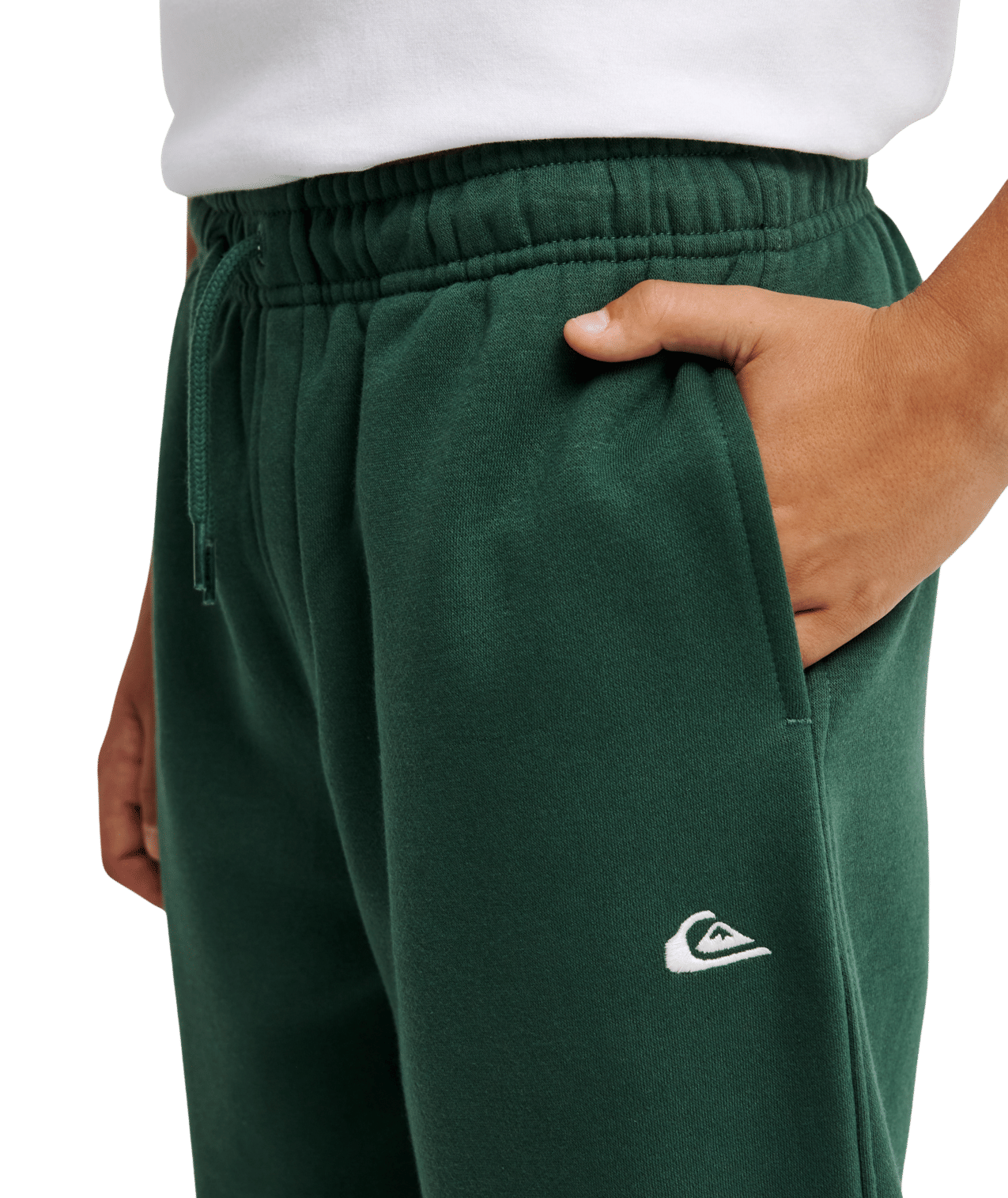 Regular Jogger Elastic Waist Fleece Broek